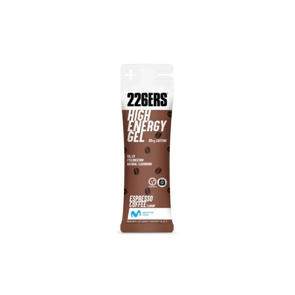 226ERS HIGH ENERGY GEL ESPRESSO COFFEE CAFEÍNA, ARISTARUN