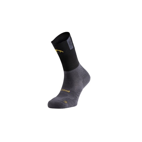 LURBEL RISE FIVE GRIS NEGRO CALCETINES RUNNING,ARISTARUN