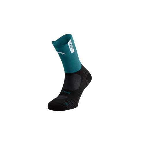 LURBEL RISE FIVE NEGRO VERDE CALCETINES RUNNING,ARISTARUN