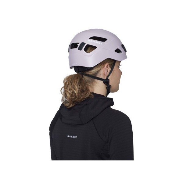 MAMMUT CASCO SKYWALKER 3.0 ALPINE CALAMINT CASCO ESCALADA VISTA PERFIL, ARISTARUN