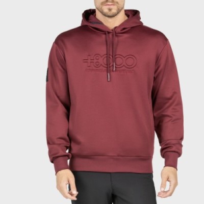 +8000 SUDADERA CON CAPUCHA ABSOL GRANATE HOMBRE,ARISTARUN