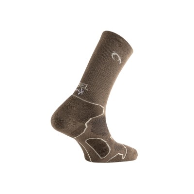 LURBEL FANLO H5 MARRÓN CALCETINES OUTDOOR VISTA FRONTAL, ARISTARUN 2