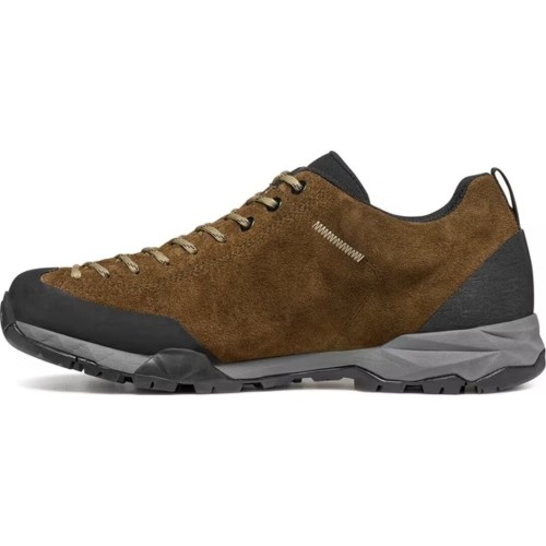 SCARPA MOJITO TRAIL GTX MARRÓN ZAPATILLAS TREKKING VISTA LATERAL INTERNA, ARISTARUN