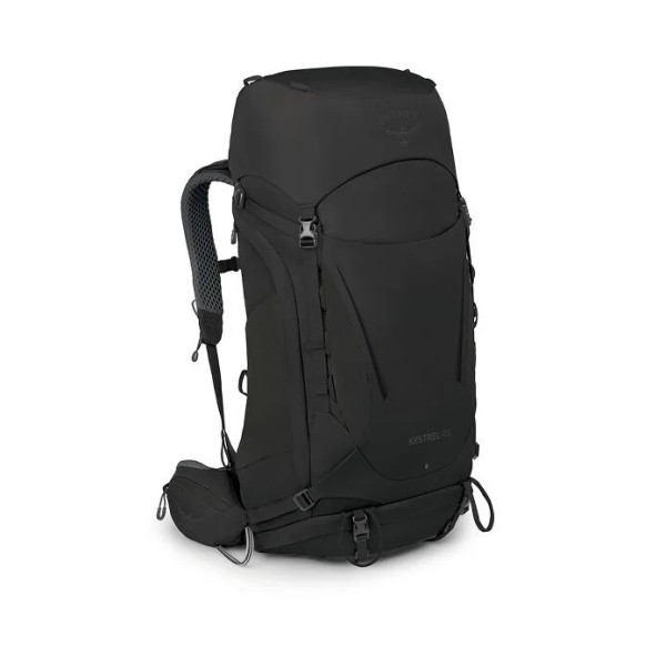 OSPREY KESTREL 48 NEGRO MOCHILA TREKKING LATERAL DELANTE, ARISTARUN