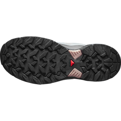 SALOMON X ULTRA 360 GTX GRIS AZUL ZAPATILLAS TREKKING MUJER VISTA SUELA,ARISTARUN