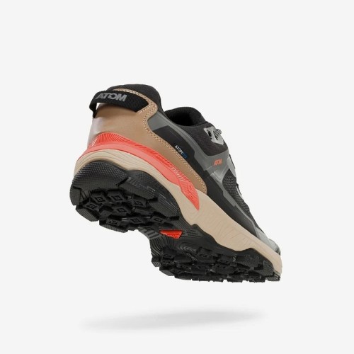 ATOM HARD RALLY DARK WATERPROOF ZAPATILLAS TREKKING HOMBRE VISTA TRASERA,ARISTARUN