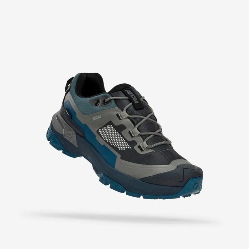 ATOM HARD RALLY OCEAN WATERPROOF ZAPATILLAS TREKKING HOMBRE VISTA LATERAL,ARISTARUN