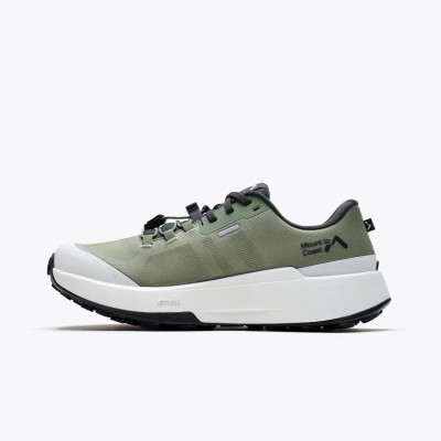 MOUNT TO COAST M1 VERDE ZAPATILLAS TRAIL HOMBRE VISTA EXTERIOR,ARISTARUN 2