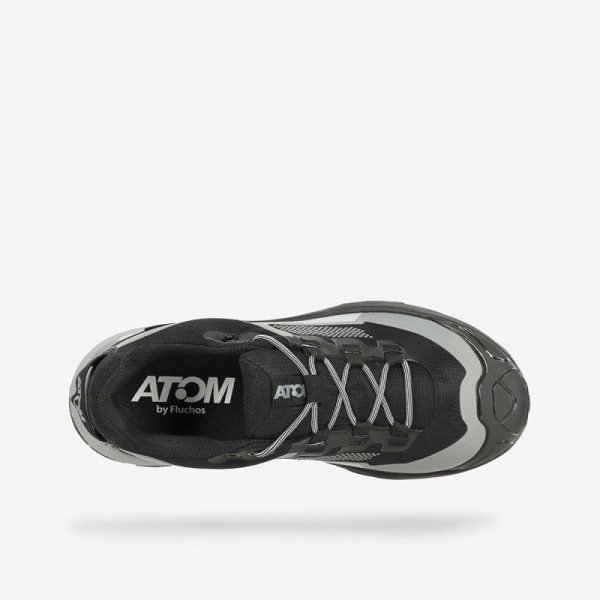 ATOM HARD RALLY BLACK ZAPATILLAS TREKKING MUJER VISTA SUPERIOR,ARISTARUN