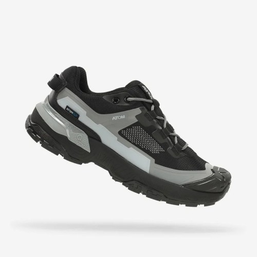 ATOM HARD RALLY BLACK ZAPATILLAS TREKKING MUJER VISTA EXTERIOR,ARISTARUN