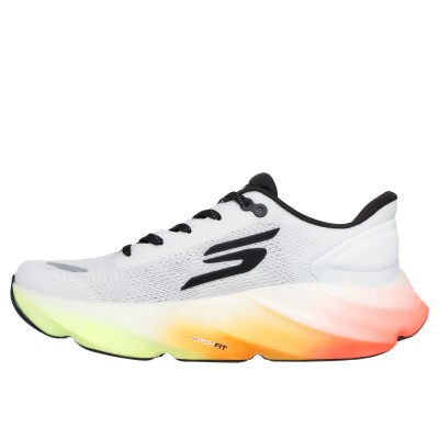 SKECHERS AERO BURST BLANCO MULTI ZAPATILLAS RUNNING HOMBRE VISTA EXTERIOR,ARISTARUN 2