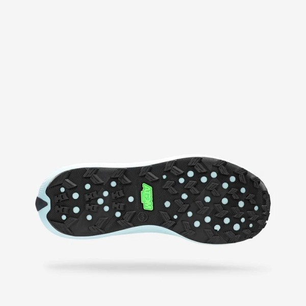 ATOM TERRA V3 CIAN ZAPATILLAS TRAIL HOMBRE VISTA SUELA,ARISTARUN
