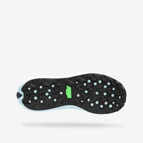 ATOM TERRA V3 CIAN ZAPATILLAS TRAIL HOMBRE VISTA SUELA,ARISTARUN
