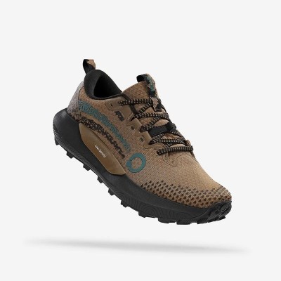 ATOM TERRA V3 GOLDEN DARK ZAPATILLAS TRAIL HOMBRE VISTA EXTERIOR,ARISTARUN 2