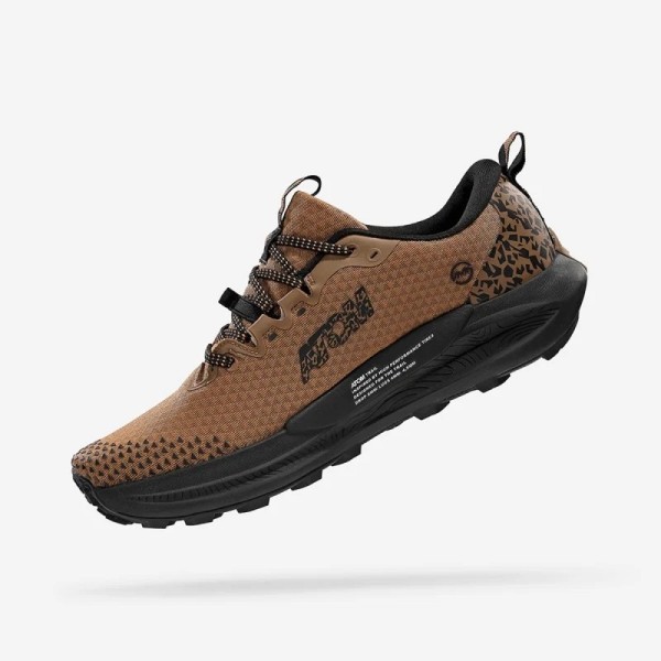 ATOM TERRA V3 GOLDEN DARK ZAPATILLAS TRAIL HOMBRE VISTA INTERIOR,ARISTARUN