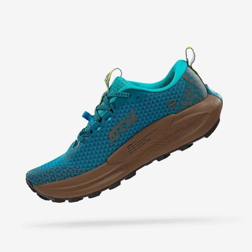 ATOM TERRA V3 OCEAN BROWN ZAPATILLAS TRAIL MUJER VISTA INTERIOR,ARISTARUN