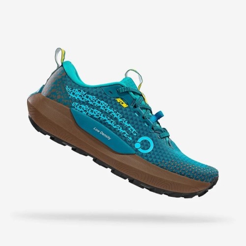 ATOM TERRA V3 OCEAN BROWN ZAPATILLAS TRAIL MUJER VISTA EXTERIOR,ARISTARUN