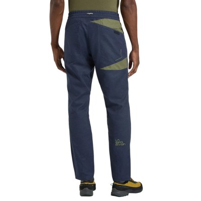 LA SPORTIVA BOLT AZUL VERDE PANTALONES ESCALADA HOMBRE VISTA FRONTAL,ARISTARUN 2