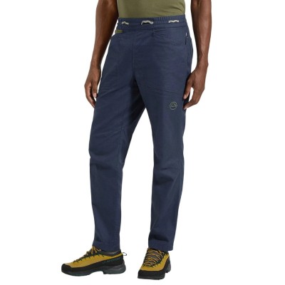 LA SPORTIVA BOLT AZUL VERDE PANTALONES ESCALADA HOMBRE VISTA FRONTAL,ARISTARUN