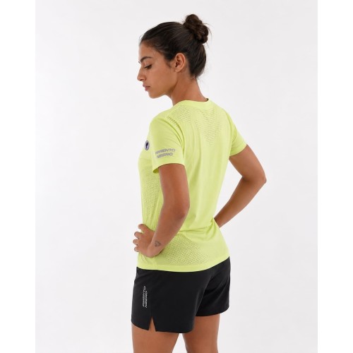 PIMIETNO NEGRO CAMISETA TÉCNICA LIMA MUJER VISTA TRASERA,ARISTARUN
