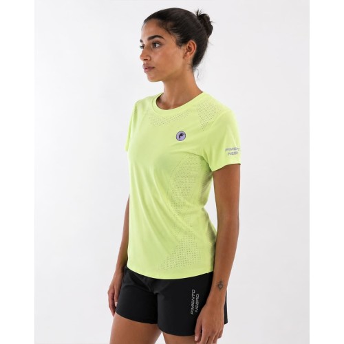 PIMIETNO NEGRO CAMISETA TÉCNICA LIMA MUJER VISTA FRONTAL,ARISTARUN