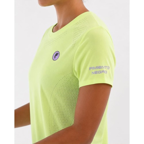 PIMIETNO NEGRO CAMISETA TÉCNICA LIMA MUJER,ARISTARUN