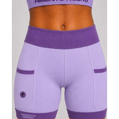 PIMIENTO NEGRO MALLA DEPORTIVA LAVANDA MUJER VISTA TRASERA,ARISTARUN 2