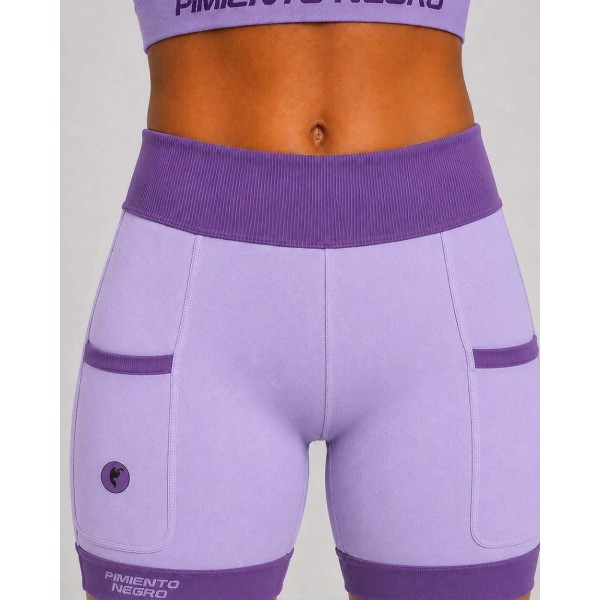 PIMIENTO NEGRO MALLA DEPORTIVA LAVANDA MUJER VISTA FRONTAL,ARISTARUN