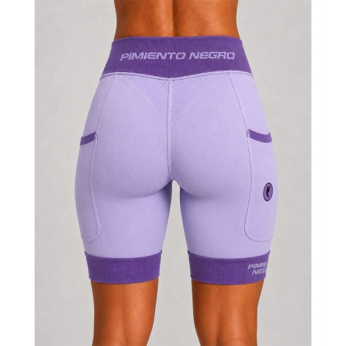 PIMIENTO NEGRO MALLA DEPORTIVA LAVANDA MUJER VISTA TRASERA,ARISTARUN