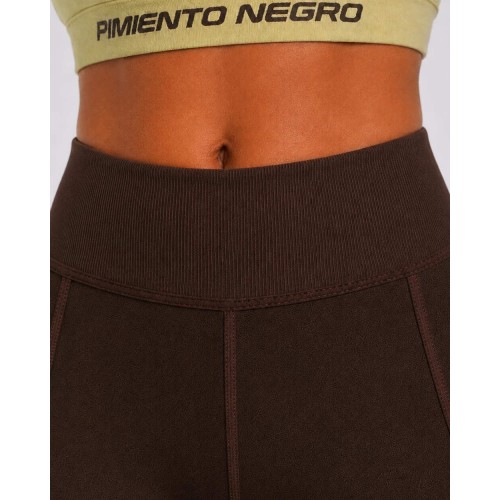 PIMIENTO NEGRO MALLA DEPORTIVA MARRON BEIGE MUJER VISTA FRONTAL,ARISTARUN