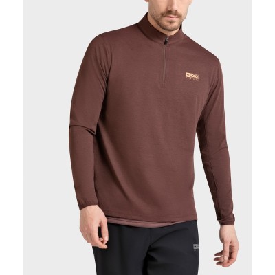 +8000 CAMISETA MANGA LARGA SANDRE CHCOLATE HOMBRE,ARISTARUN