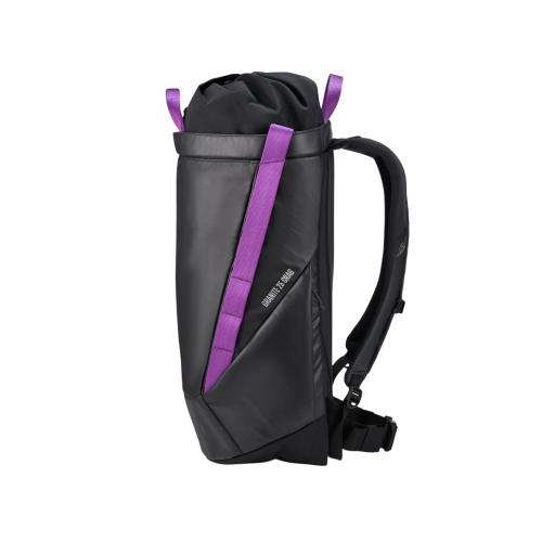 LA SPORTIVA MOCHILA GRANITE 25 CRAG NEGRO MORADO VISTA LATERAL,ARISTARUN