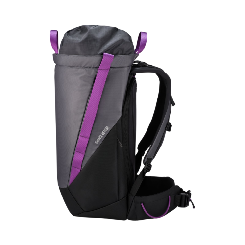LA SPORTIVA MOCHILA GRANITE 45 CRAG NEGRO MORADO LATERAL, ARISTARUN
