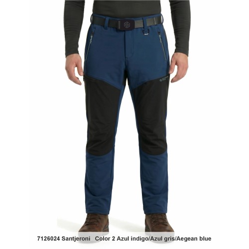 SPHERE PRO SANTJERONI PANTALONES TREKKING AZUL DELANTE, ARISTARUN