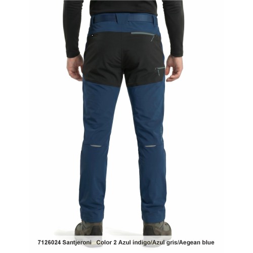SPHERE PRO SANTJERONI PANTALONES TREKKING AZUL TRASERA, ARISTARUN