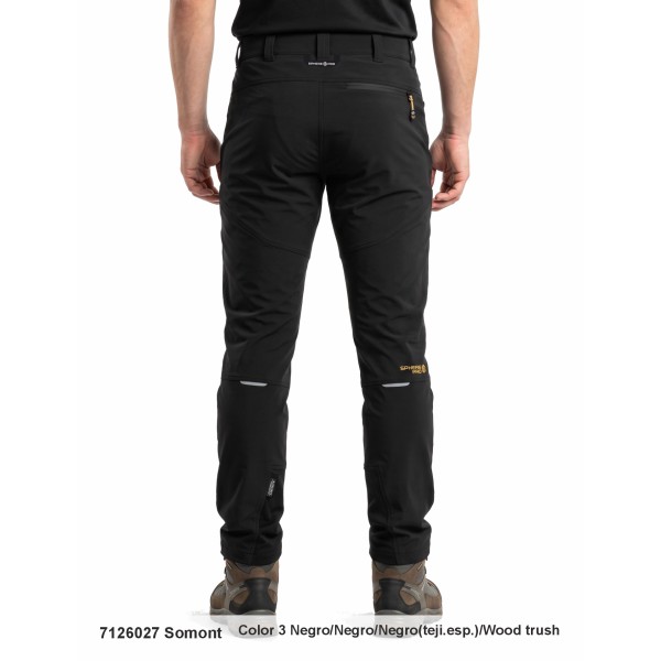 SPHERE PRO PANTALONES LARGOS SOMONT NEGRO TRASERA, ARISTARUN