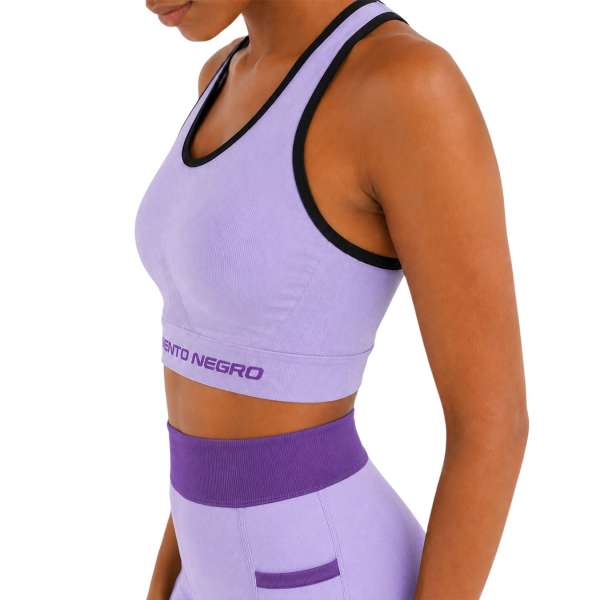 PIMIENTO NEGRO TOP DEPORTIVO SATURNO LAVANDA, ARISTARUN