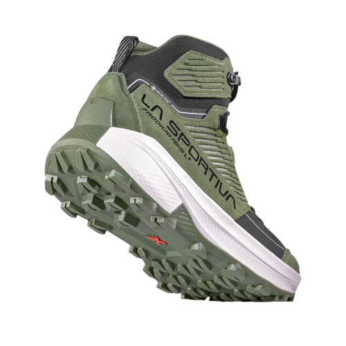 LA SPORTIVA BOTAS TREKKING PRODIGIO HIKE LT GTX VERDE VISTA TRASERA,ARISTARUN