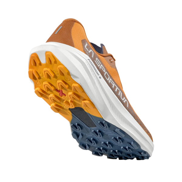 LA SPORTIVA PRODIGIO 2 NARANJA ZAPATILLAS TRAIL HOMBRE VISTA TRASERA,ARISTARUN