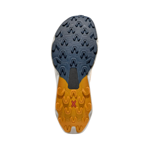 LA SPORTIVA PRODIGIO 2 NARANJA ZAPATILLAS TRAIL HOMBRE VISTA SUELA,ARISTARUN