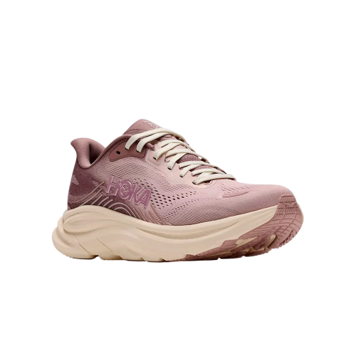 HOKA CLIFTON 11 PINK OPAL ZAPATILLAS RUNNING MUJER VISTA LATERAL,ARISTARUN