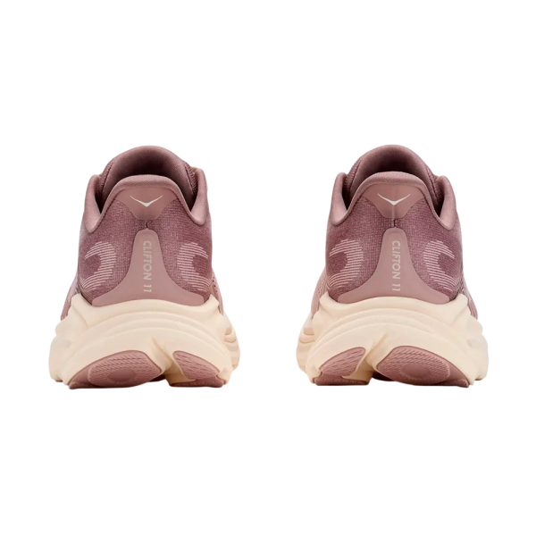 HOKA CLIFTON 11 PINK OPAL ZAPATILLAS RUNNING MUJER VISTA ANTERIOR,ARISTARUN
