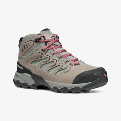 SCARPA MORAINE MID GTX BOTAS TREKKING MUJER VISTA LATERAL,ARISTARUN