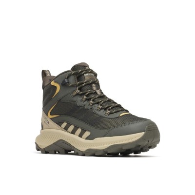 MERRELL SPEED STRIKE 2 MID GTX OLIVA BOTAS TREKKING HOMBRE VISTA EXTERIOR,ARISTARUN 2