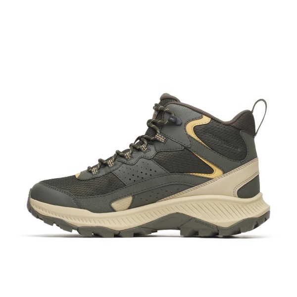 MERRELL SPEED STRIKE 2 MID GTX OLIVA BOTAS TREKKING HOMBRE VISTA INTERIOR,ARISTARUN
