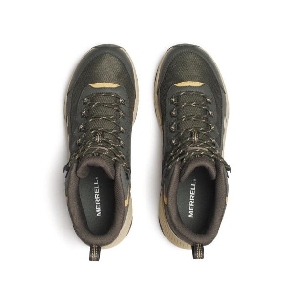 MERRELL SPEED STRIKE 2 MID GTX OLIVA BOTAS TREKKING HOMBRE VISTA SUPERIOR,ARISTARUN