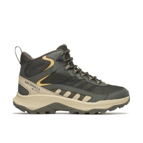 MERRELL SPEED STRIKE 2 MID GTX OLIVA BOTAS TREKKING HOMBRE VISTA EXTERIOR,ARISTARUN