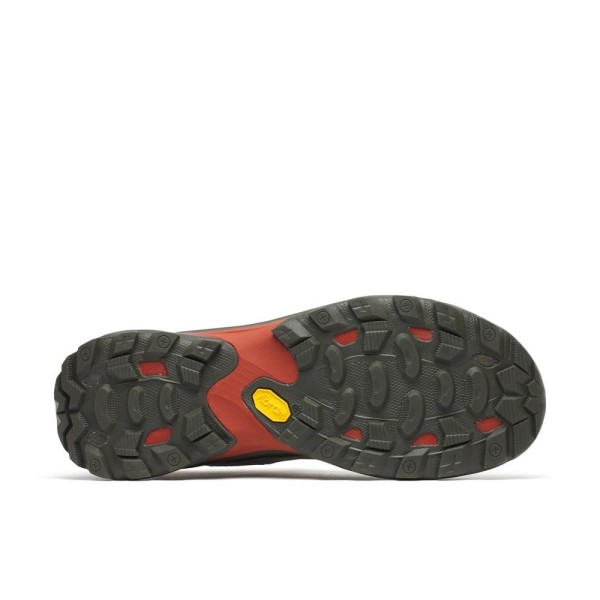 MERREL MOAB SPEED 2 MID GTX GRIS ROJO BOTAS TREKKING HOMBRE VISTA SUELA,ARISTARUN