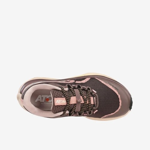 ATOM PELLERE NEGRO ROSA ZAPATILLAS GRAVEL MUJER VISTA SUPERIOR,ARISTARUN
