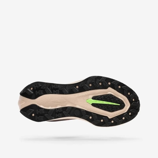 ATOM PELLERE NEGRO ROSA ZAPATILLAS GRAVEL MUJER VISTA SUELA,ARISTARUN